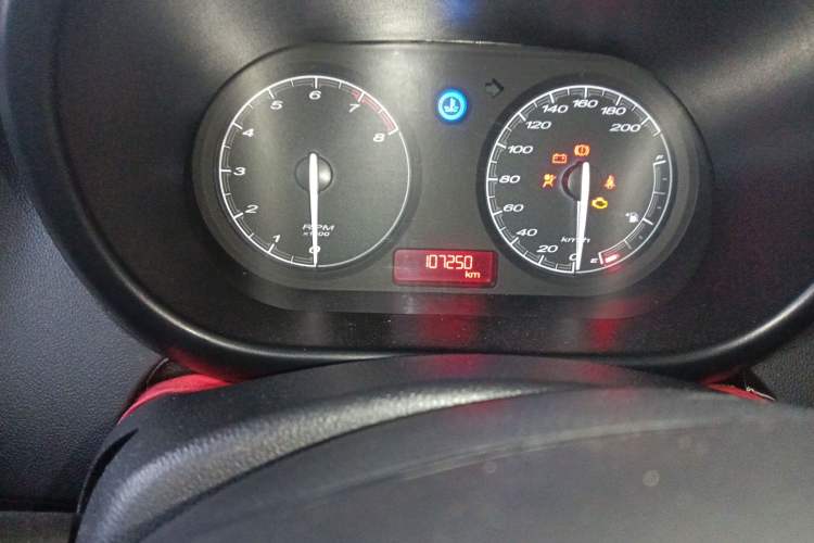 Used MG 3 2013 1.5L Manual Value Edition Odometer Close Up