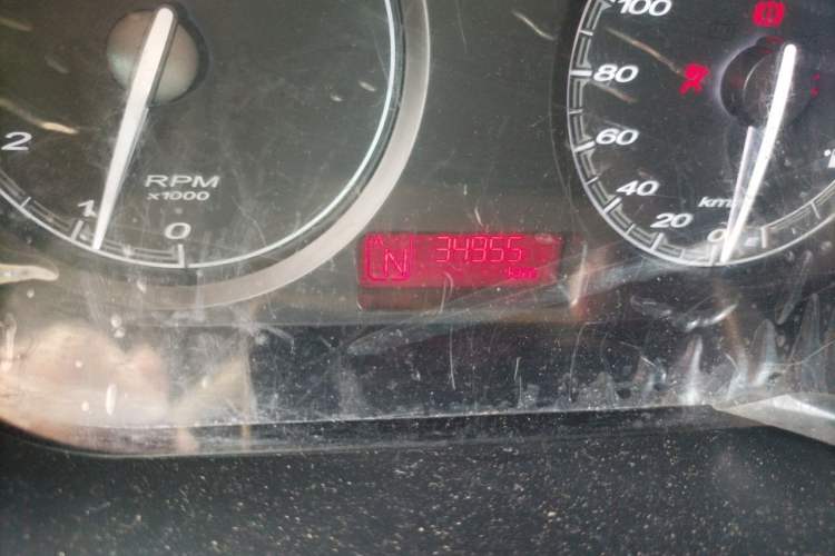 Used MG 3 2013 1.5L AMT Elite Edition Odometer Close Up