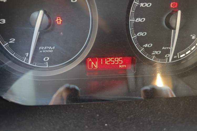 Used MG 3 2013 1.3L AMT Comfort Edition Odometer Close Up