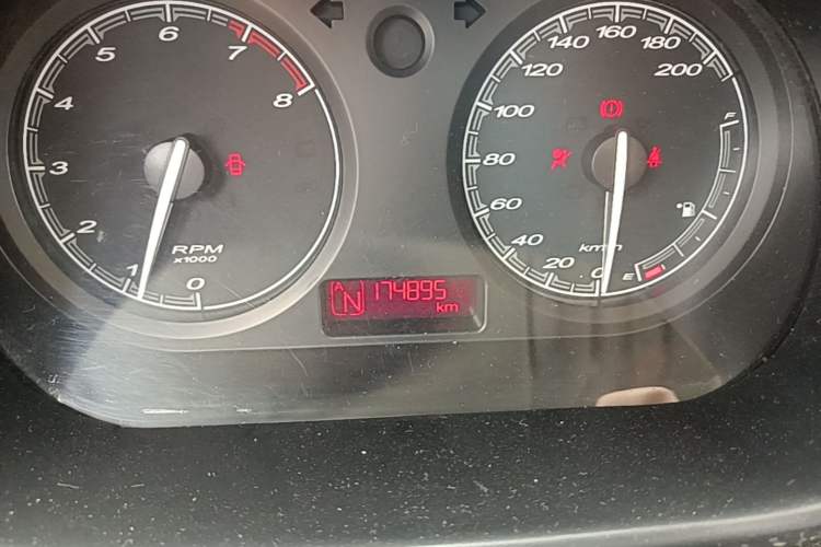 Used MG 3 2013 1.5L AMT Elite Edition Odometer Close Up