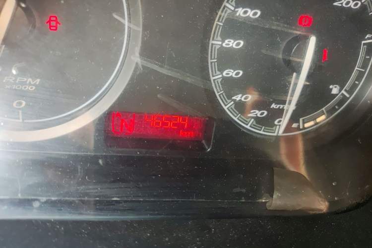 Used MG 3 2013 1.5L AMT Elite Edition Odometer Close Up