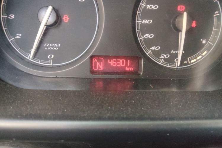 Used MG 3 2013 1.5L AMT Elite Edition Odometer Close Up
