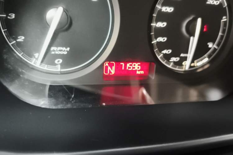 Used MG 3 2013 1.5L AMT Elite Edition Odometer Close Up
