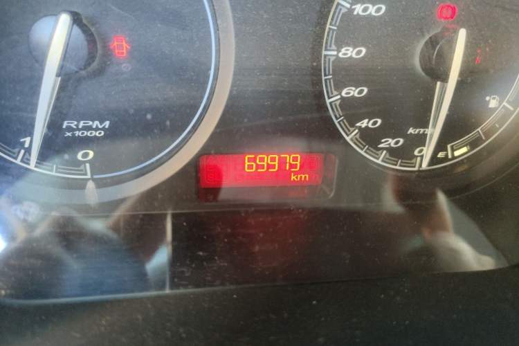 Used MG 3 2013 1.5L Manual Value Edition Odometer Close Up