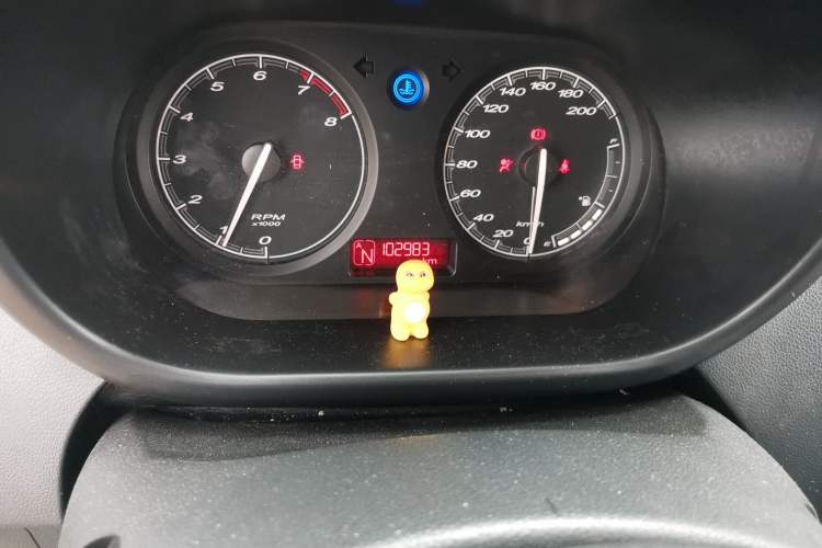 Used MG 3 2013 1.5L AMT Elite Edition Odometer Close Up