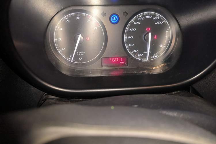 Used MG 3 2013 1.5L Manual Value Edition Odometer Close Up