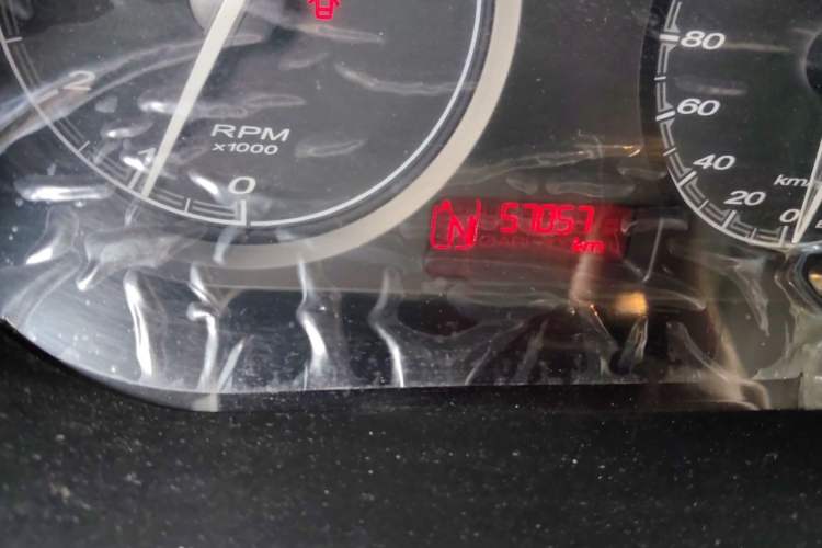 Used MG 3 2013 1.5L AMT Elite Edition Odometer Close Up