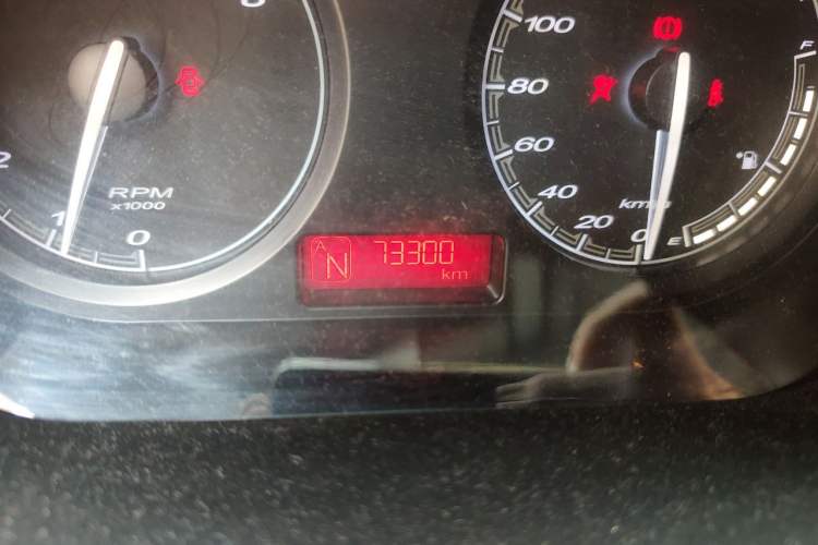 Used MG 3 2013 1.5L AMT Elite Edition Odometer Close Up