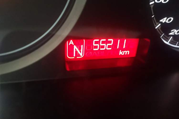 Used MG 3 2013 1.3L AMT Comfort Edition Odometer Close Up