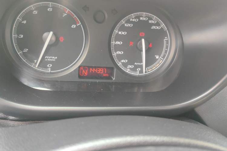 Used MG 3 2013 1.5L AMT Elite Edition Odometer Close Up