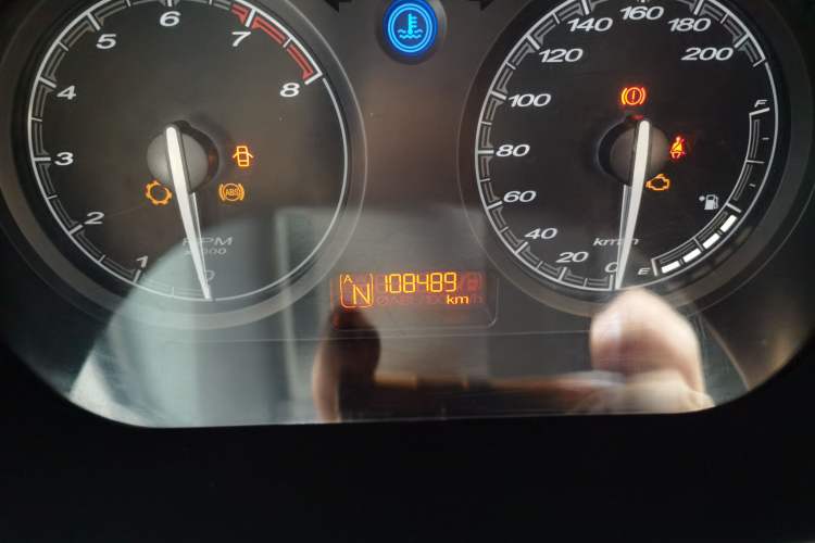Used MG 3 2013 1.5L AMT Elite Edition Odometer Close Up