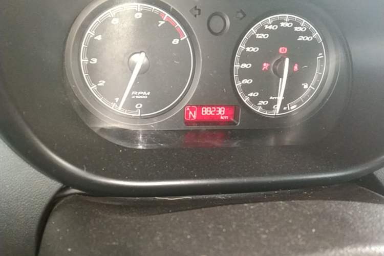 Used MG 3 2013 1.5L AMT Elite Edition Odometer Close Up