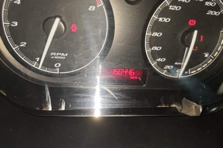 Used MG 3 2013 1.3L Manual Comfort Edition Odometer Close Up