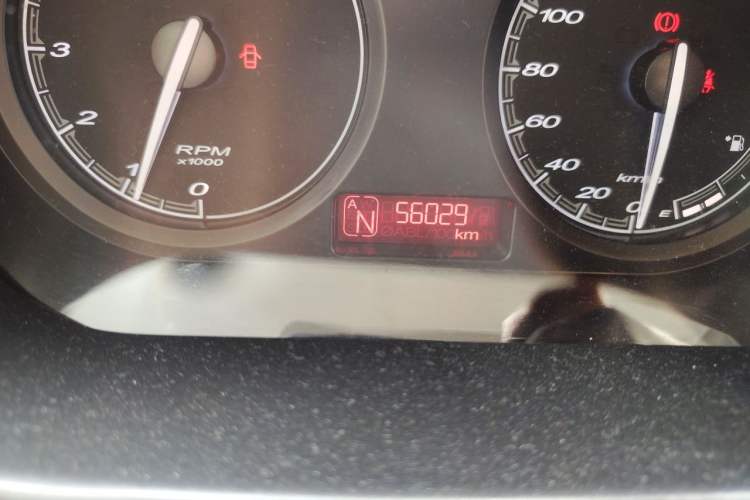 Used MG 3 2013 1.5L AMT Elite Edition Odometer Close Up