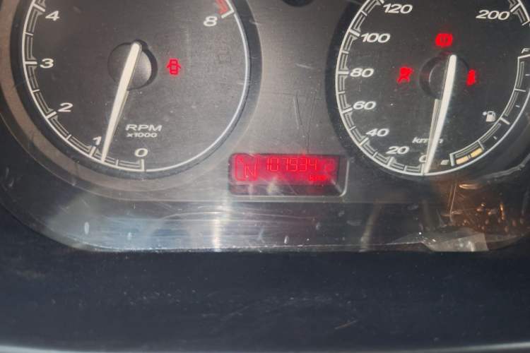 Used MG 3 2013 1.5L AMT Elite Edition Odometer Close Up
