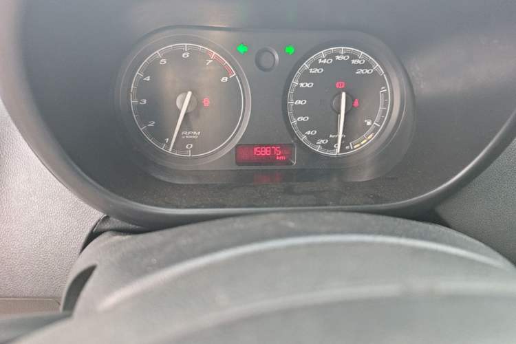 Used MG 3 2013 1.3L Manual Comfort Edition Odometer Close Up