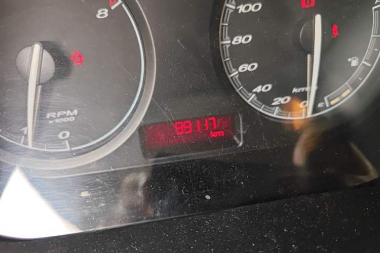 Used MG 3 2013 1.3L Manual Comfort Edition Odometer Close Up