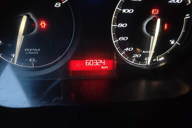 Used MG 3 2013 1.3L Manual Comfort Edition Odometer Close Up