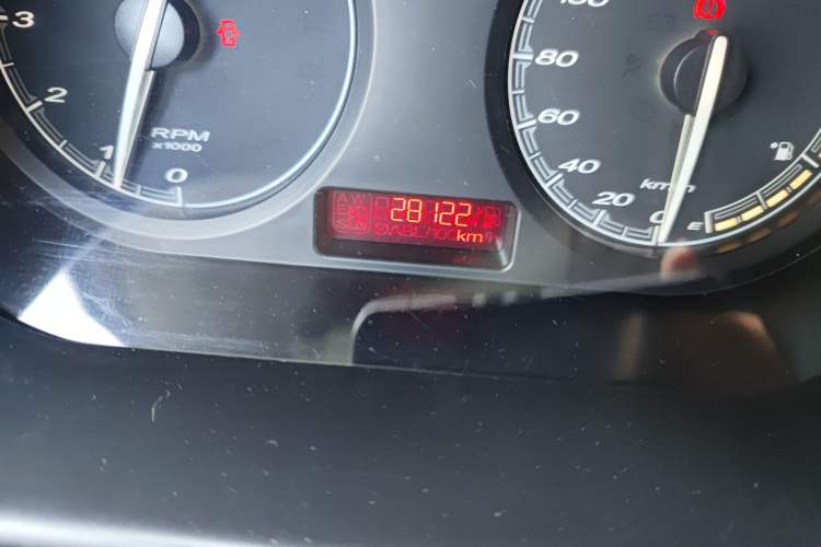 Used MG 3 2013 1.3L Manual Comfort Edition Odometer Close Up