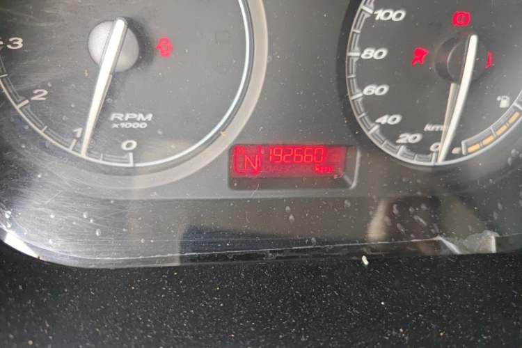 Used MG 3 2013 1.5L AMT Elite Edition Odometer Close Up