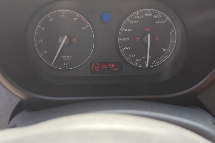 Used MG 3 2013 1.5L AMT Elite Edition Odometer Close Up