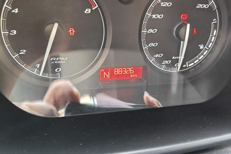 Used MG 3 2013 1.3L AMT Comfort Edition Odometer Close Up