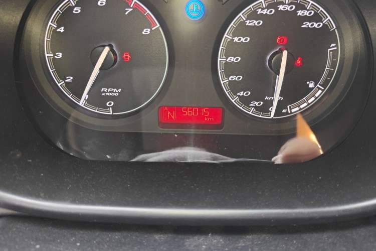 Used MG 3 2013 1.5L AMT Elite Edition Odometer Close Up