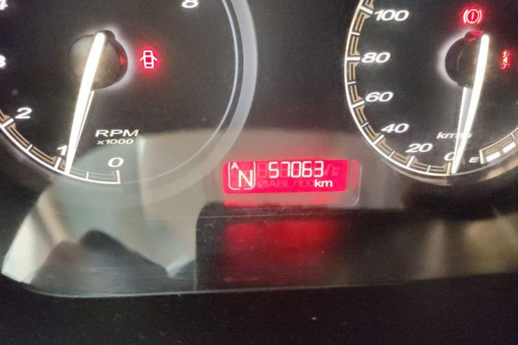 Used MG 3 2013 1.5L AMT Elite Edition Odometer Close Up