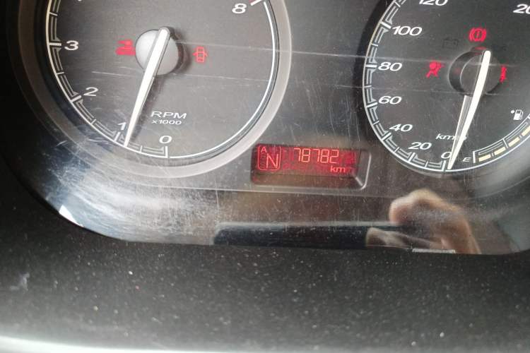 Used MG 3 2013 1.5L AMT Elite Edition Odometer Close Up