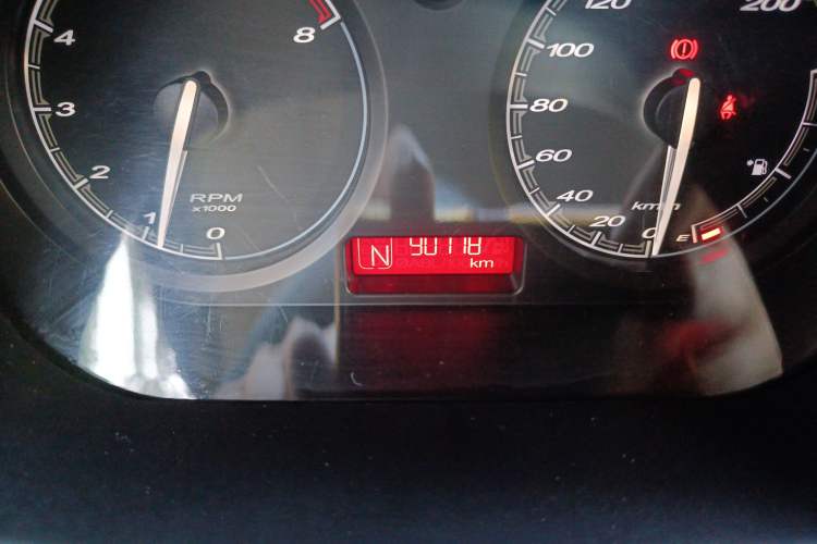Used MG 3 2013 1.5L AMT Elite Edition Odometer Close Up