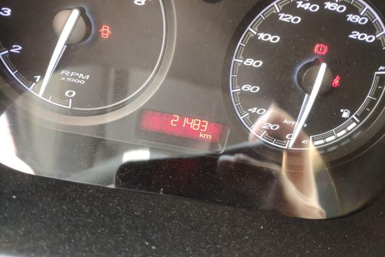 Used MG 3 2013 1.3L Manual Comfort Edition Odometer Close Up