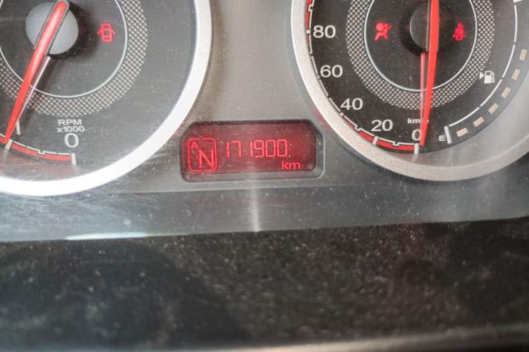Used MG 3 2014 1.5L AMT Elite Edition Odometer Close Up