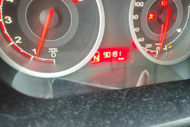 Used MG 3 2014 1.5L AMT Elite Edition Odometer Close Up