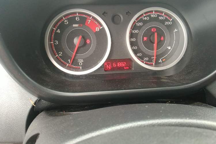 Used MG 3 2014 1.5L AMT Elite Edition Odometer Close Up