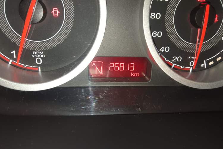 Used MG 3 2014 1.5L AMT Elite Edition Odometer Close Up