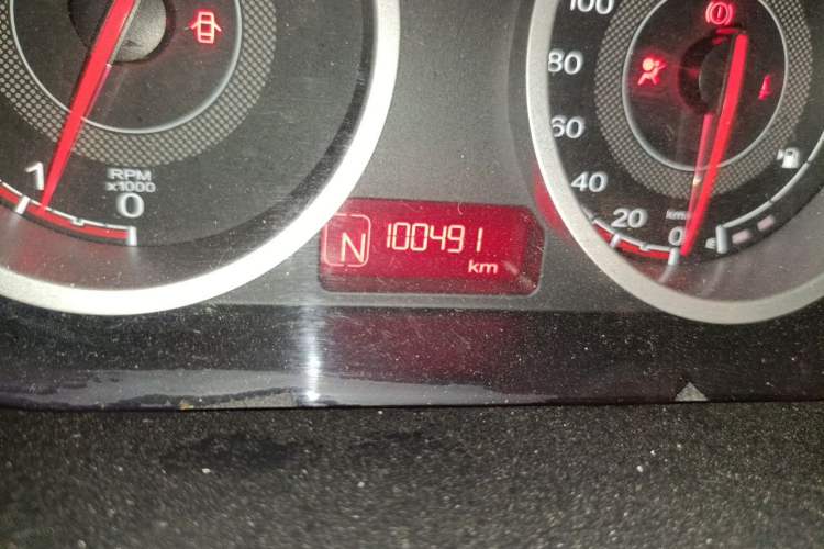 Used MG 3 2014 1.5L AMT Elite Edition Odometer Close Up