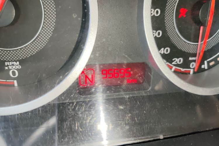 Used MG 3 2014 1.5L AMT Elite Edition Odometer Close Up