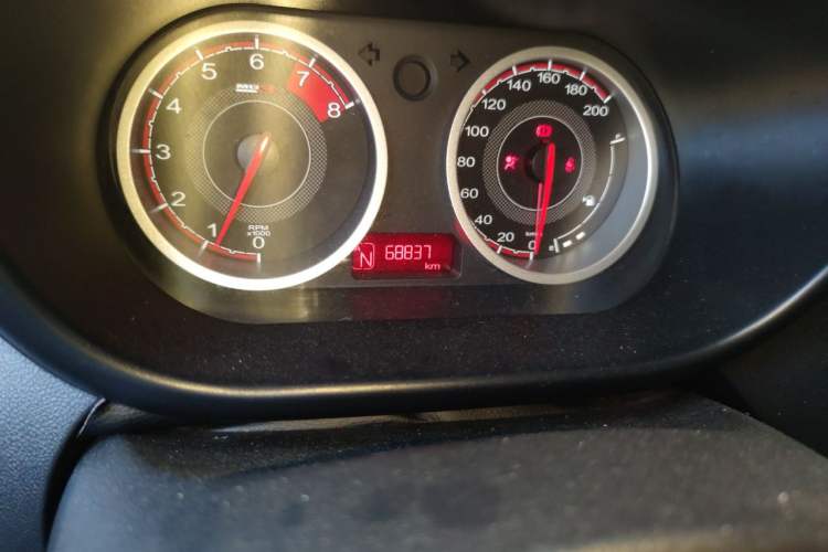 Used MG 3 2014 1.5L AMT Elite Edition Odometer Close Up