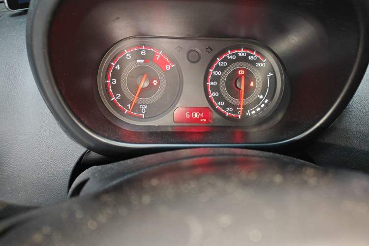 Used MG 3 2014 1.3L Manual Comfort Edition Odometer Close Up
