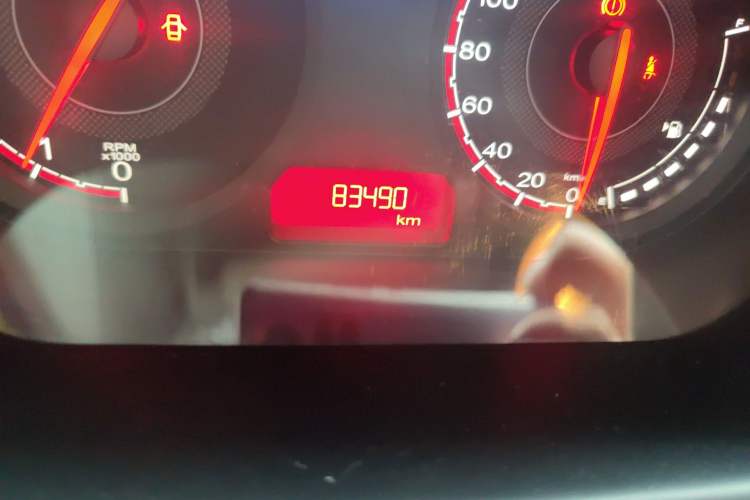 Used MG 3 2014 1.3L Manual Comfort Edition Odometer Close Up