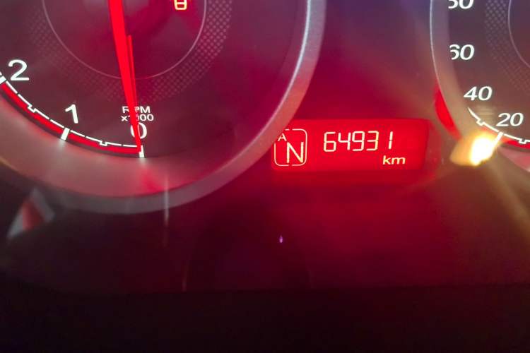Used MG 3 2014 1.5L AMT Elite Edition Odometer Close Up