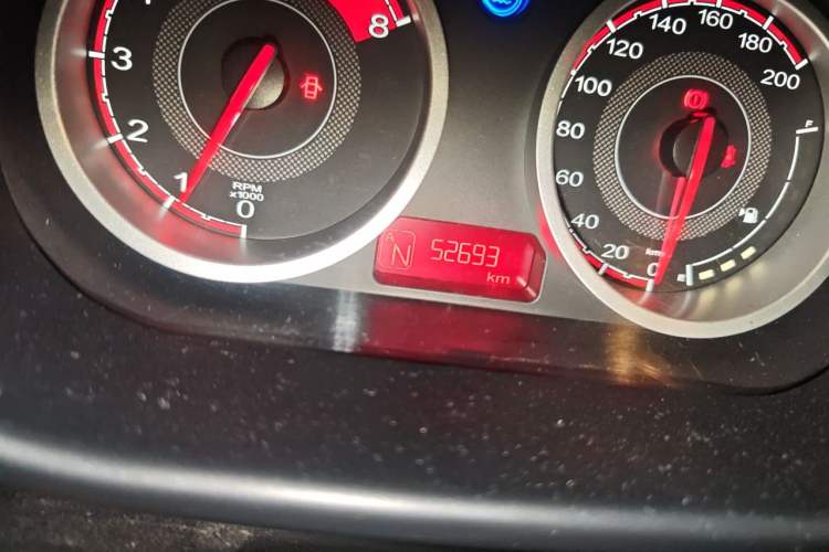 Used MG 3 2014 1.5L AMT Elite Edition Odometer Close Up