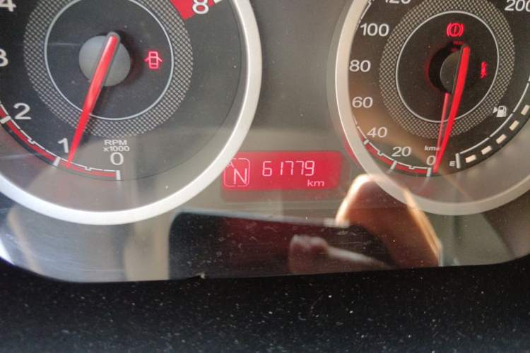 Used MG 3 2014 1.5L AMT Elite Edition Odometer Close Up