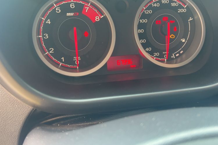 Used MG 3 2014 1.5L Manual Elite Edition Odometer Close Up