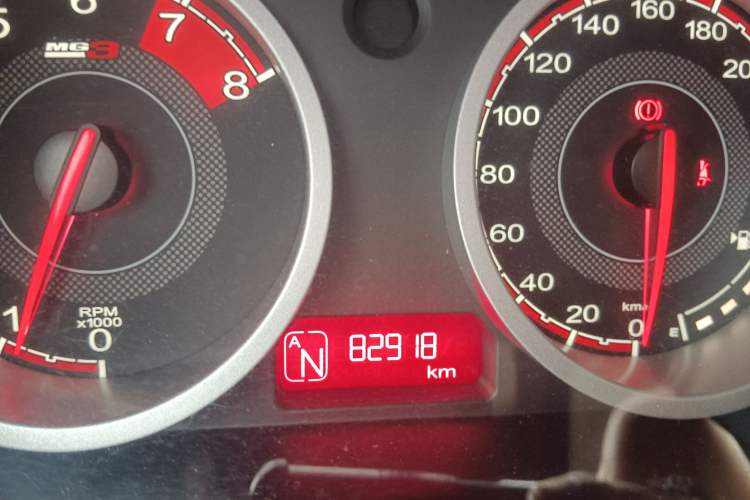 Used MG 3 2014 1.5L AMT Elite Edition Odometer Close Up