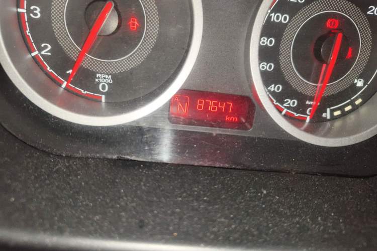Used MG 3 2014 1.5L AMT Elite Edition Odometer Close Up