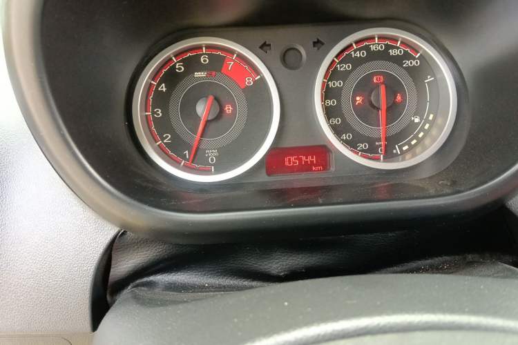 Used MG 3 2014 1.5L Manual Elite Edition Odometer Close Up
