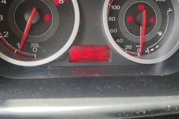 Used MG 3 2014 1.5L AMT Elite Edition Odometer Close Up