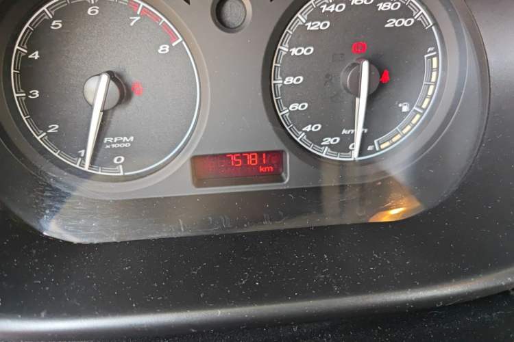 Used MG 3 2014 1.3L Manual Comfort Edition Odometer Close Up