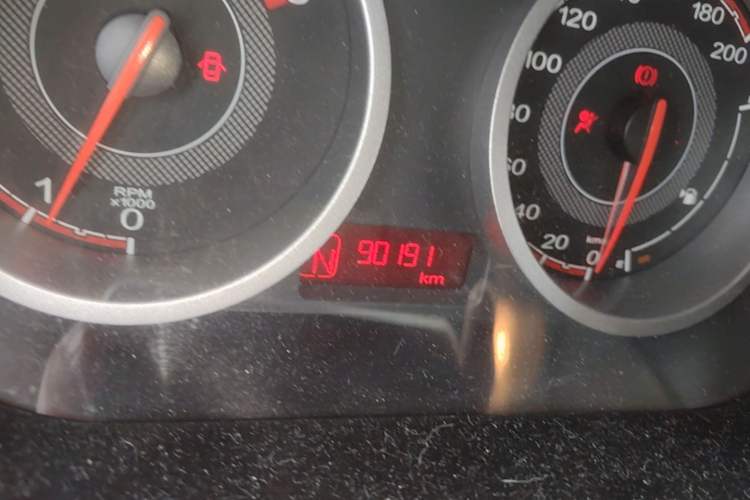 Used MG 3 2014 1.5L AMT Elite Edition Odometer Close Up